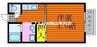 イーストリバー268　Ａ 1Kの間取り