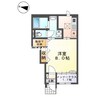 アン・ジュール 1Kの間取り
