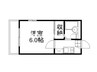CASA Moderato 1Kの間取り
