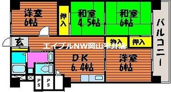 間取図 ハイホーム中納言