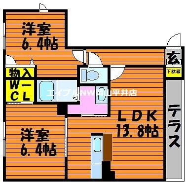 間取り図 ヴェルデＡ棟