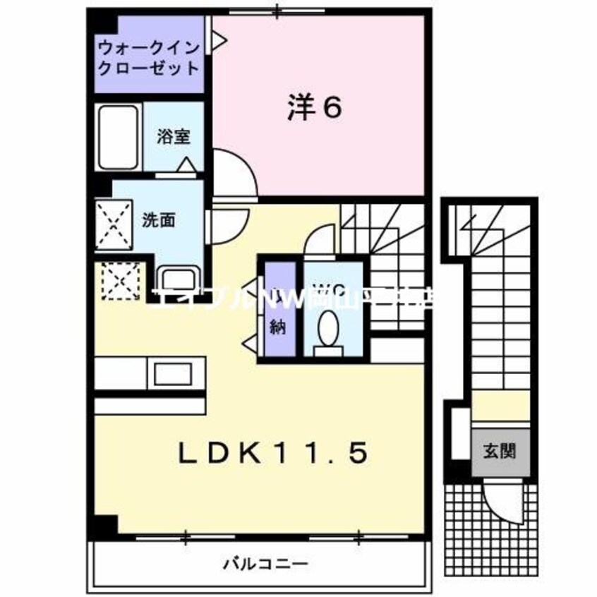 間取図 レインボーパート２