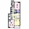 エスポア　Ａ棟 2LDKの間取り