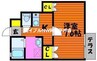 Louvre　NAGAOKA 1Kの間取り