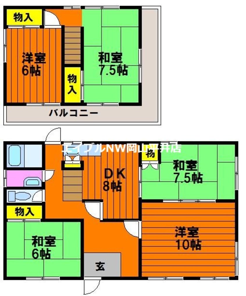 間取図 ネオポリス　堀江邸