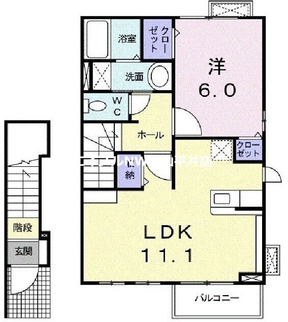 間取り図 マーヴェラスＡ