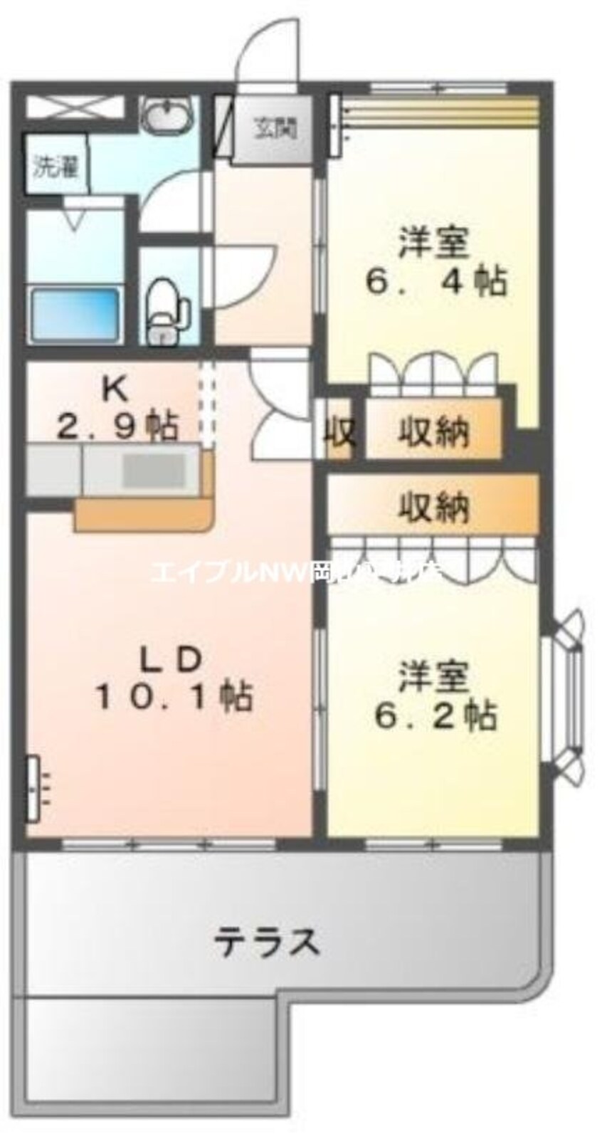 間取図 サンプロスパーガルデン