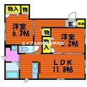 カーサ　フェリオの間取図