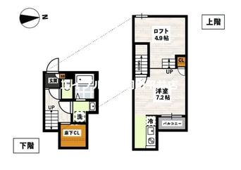 間取図 ADC高島駅東