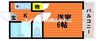 BRUNO原尾島 1Kの間取り