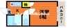 BRUNO原尾島 1Kの間取り