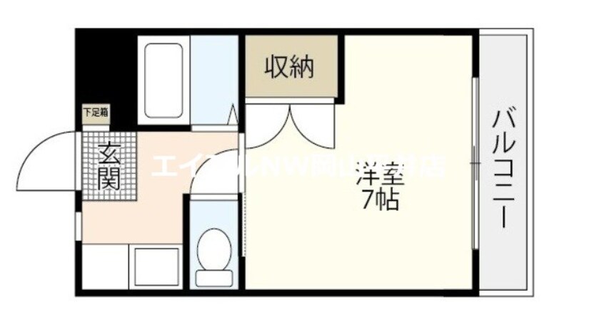 間取図 リトルハイム長岡６０号館