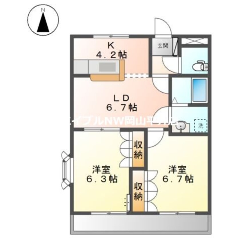 間取図 Ｖｉｖａｔ中野