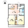 Ｖｉｖａｔ中野 2LDKの間取り