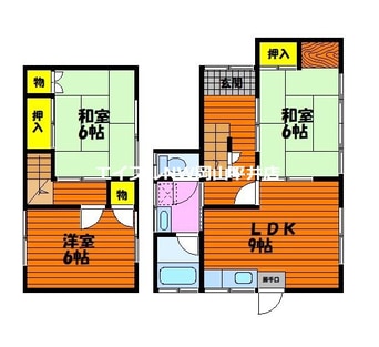 間取図 鐘築邸戸借家
