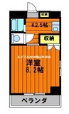 ブランシュ富士２ 1Kの間取り