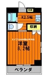 ブランシュ富士２ 1Kの間取り
