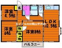 コーポプライムの間取図