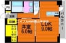 ブライトンコート東山 1LDKの間取り