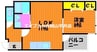 森下ビル 1LDKの間取り