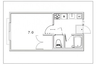 間取図 コーポ雅