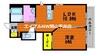 シャーメゾン　アルモニー　弐番館 1LDKの間取り