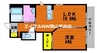 シャーメゾン　アルモニー　弐番館 1LDKの間取り
