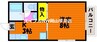 ハウスＫ 1Kの間取り