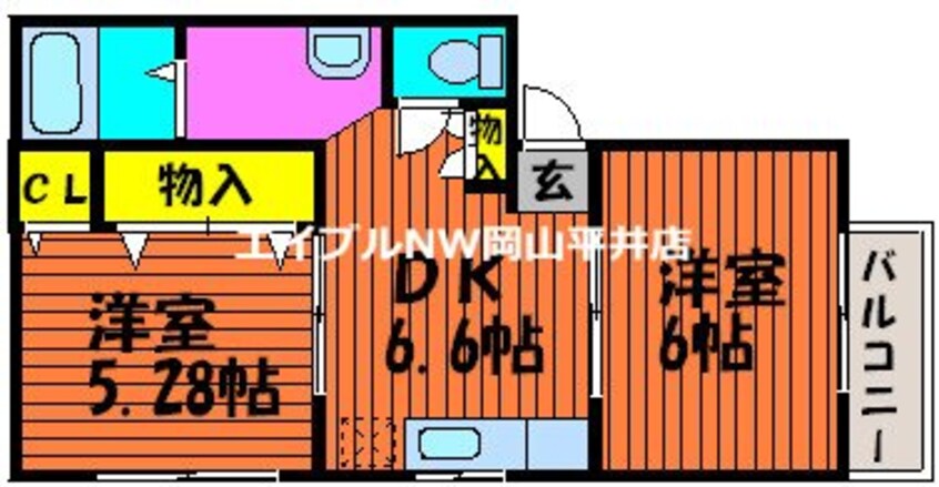 間取図 フェニックスD