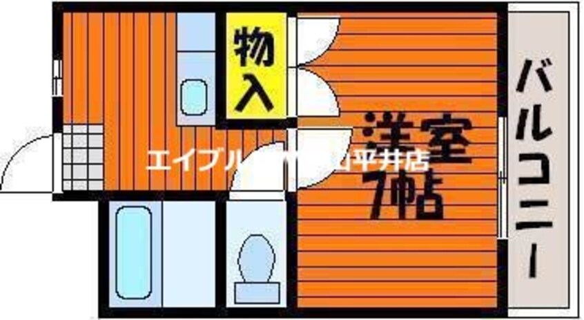 間取図 リバーシティ都