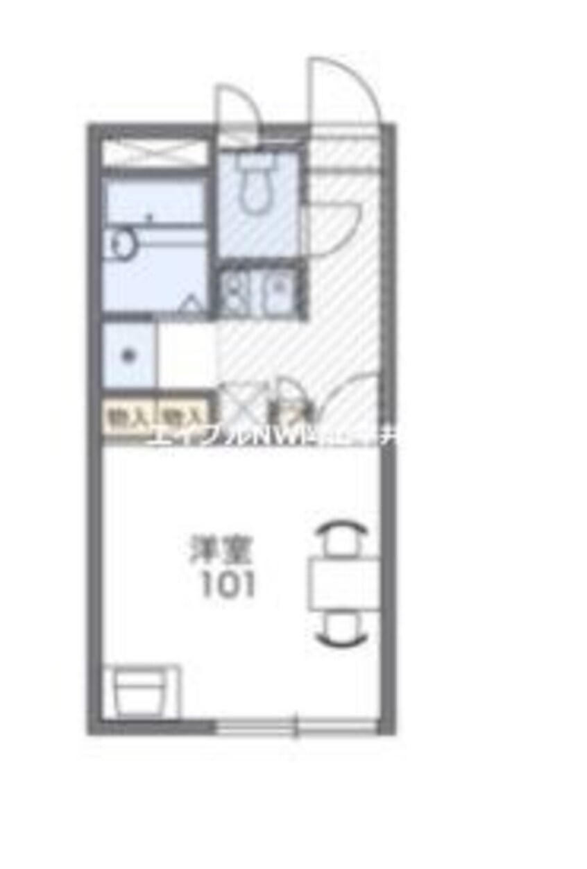 間取図 レオパレスアテンザ