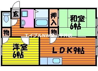 間取図 サンビレッジ竜之口　Ｅ棟