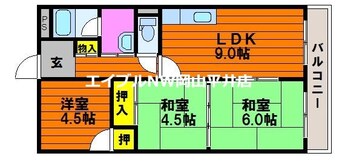 間取図 シティハイツ清水