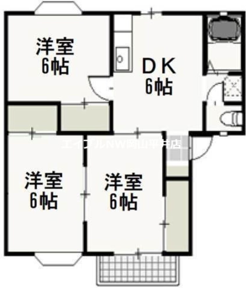 間取図 プラントコートＢ