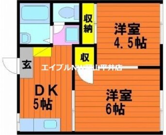 間取図 サニーハイツ田井