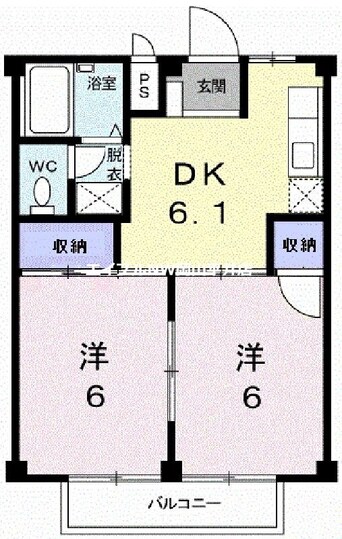 間取図 シティハイツ妹尾Ａ