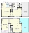 山崎借家 2LDKの間取り