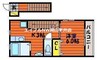パシフィコ　Ａ棟 1Kの間取り