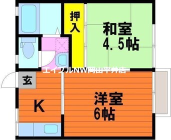 間取図 長谷川コーポ