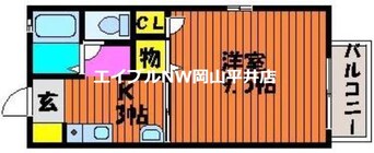 間取図 ディアス原尾島