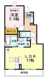シュロスＭ 1LDKの間取り