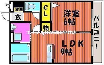 間取図 セジュール西川原