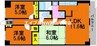 ツインパレスＫ 3LDKの間取り