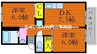 サンパティック原尾島 2DKの間取り