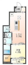 アルド 1LDKの間取り