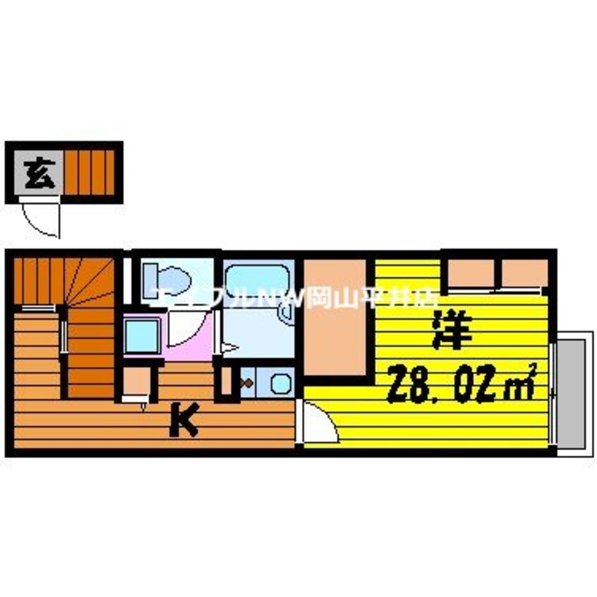 間取図 レオパレス千丸