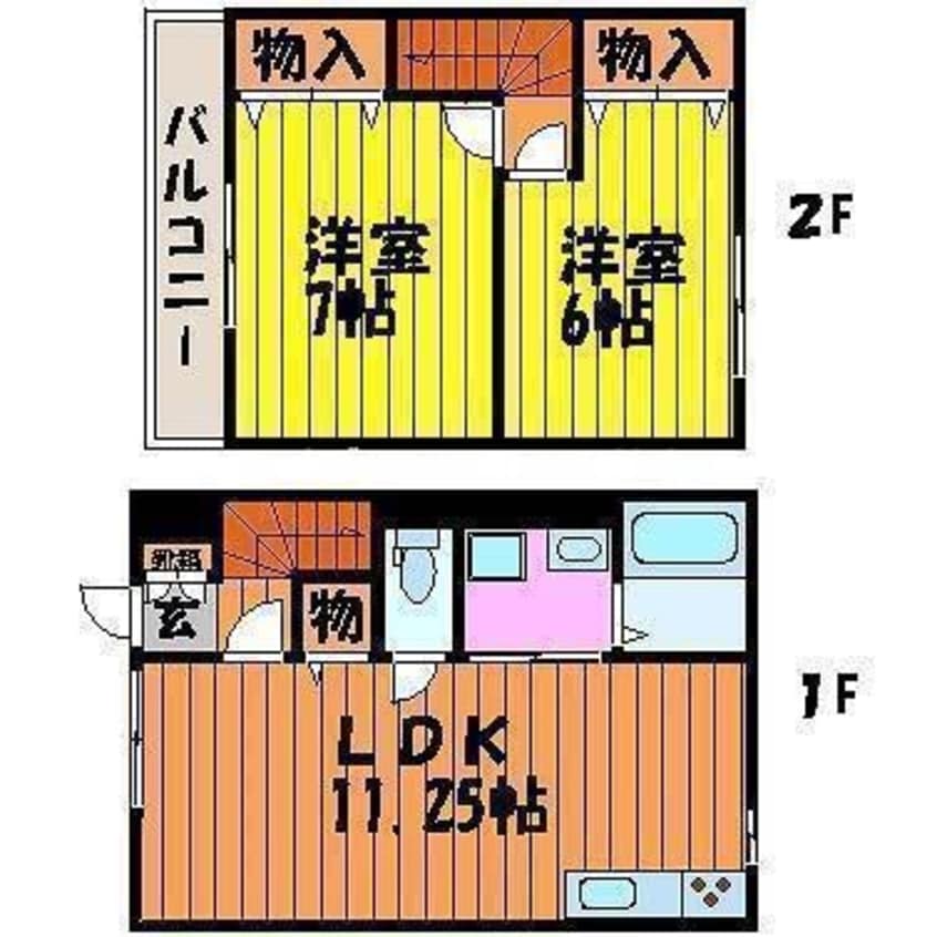 間取図 アドバンス乙多見Ａ