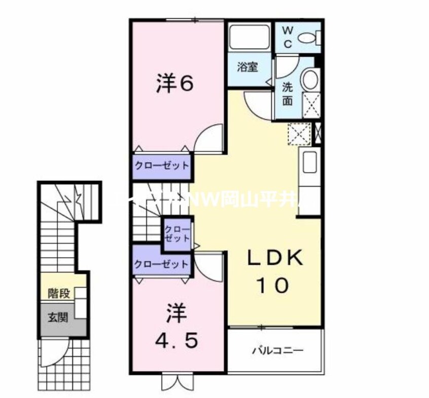 間取図 ラフィーネＡＹＡ　Ⅱ