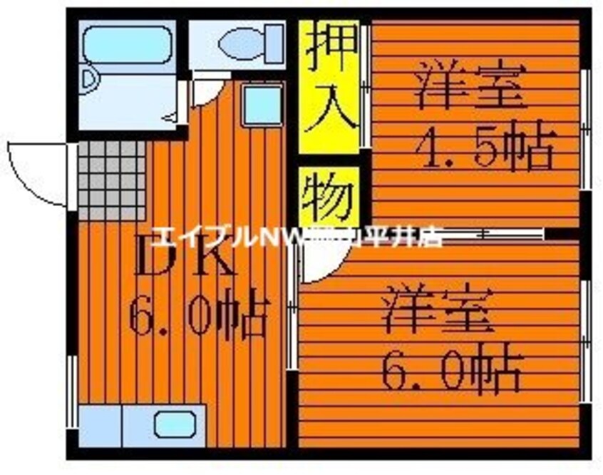 間取図 プティ赤松