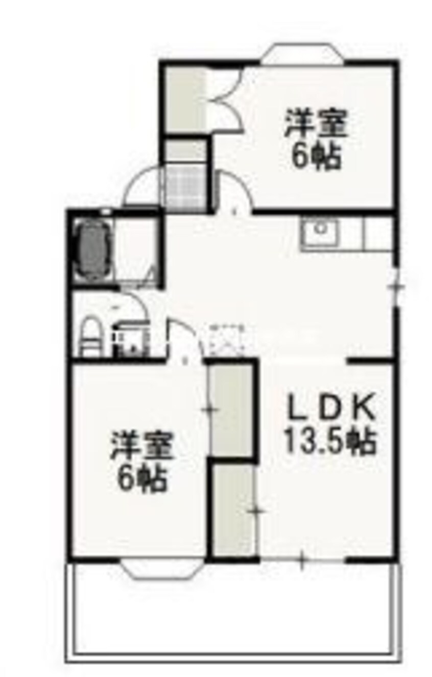 間取図 ファミーユ・ビボ　Ｄ